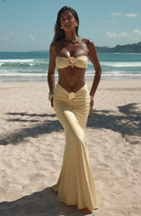 Sonny Maxi Skirt - Lemon
