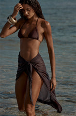 Talia Sarong - Plum Brown