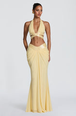 Sophie Maxi Skirt - Lemon