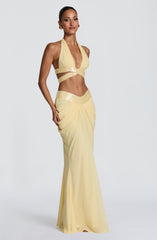 Sophie Maxi Skirt - Lemon