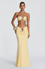 Sonny Maxi Skirt - Lemon