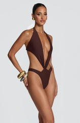 Stella Swimsuit - Plum Brown