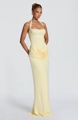 Sharona Maxi Dress - Lemon