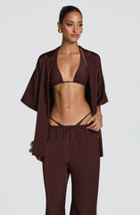 Soleil Shirt - Plum Brown