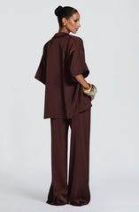 Soleil Shirt - Plum Brown