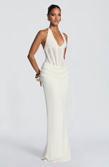 Neeka Maxi Dress - Ivory