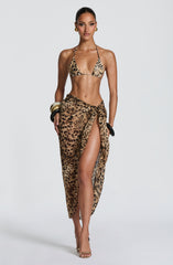 Talia Sarong - Leopard Print