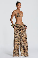 Soleil Pants - Leopard Print