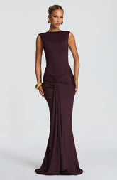 Lorenza Maxi Dress - Plum