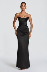 Vessa Maxi Dress - Black