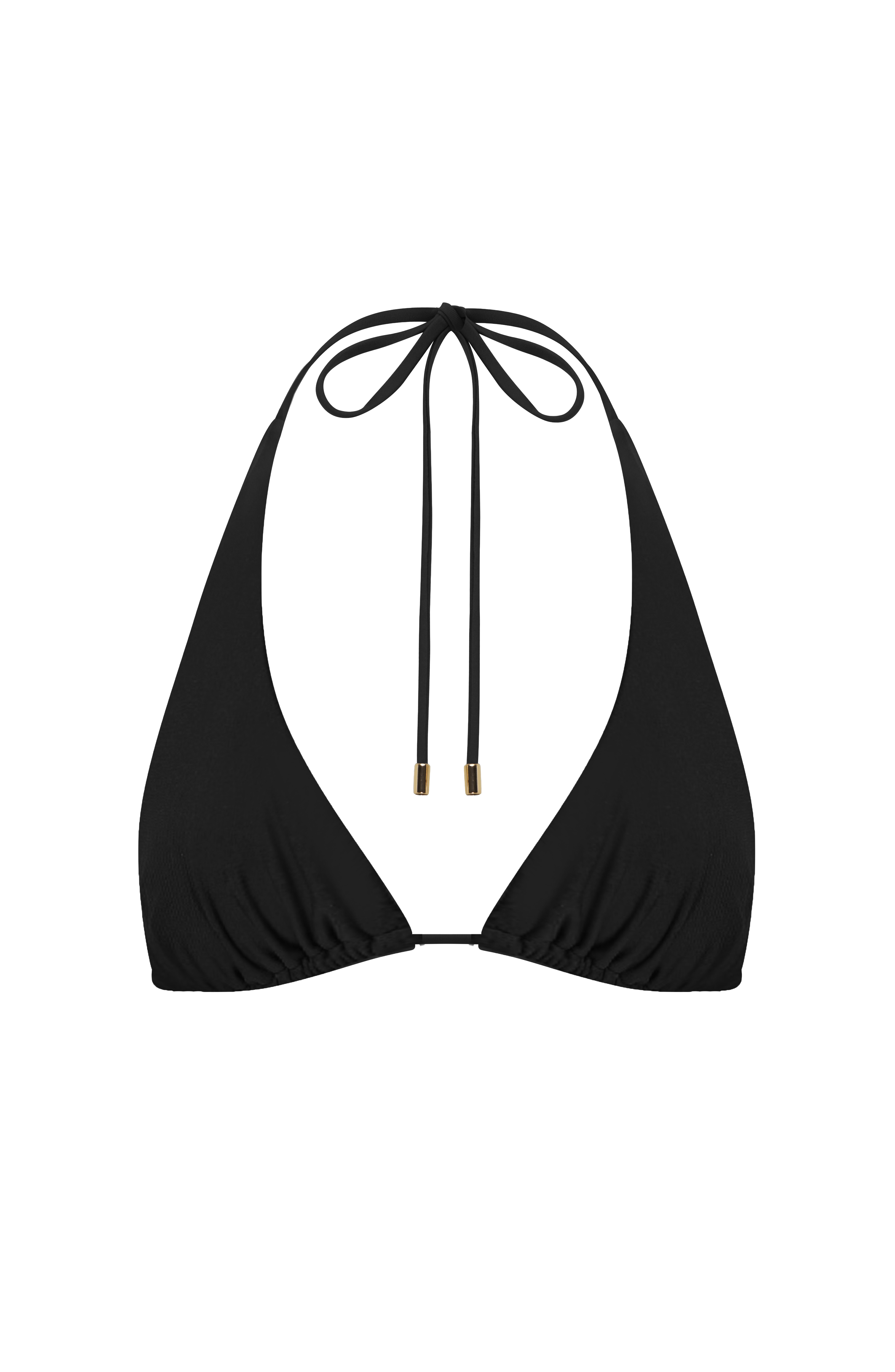 Pietra Triangle Bikini Top - Black