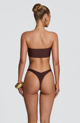 Nuala Bandeau - Plum Brown