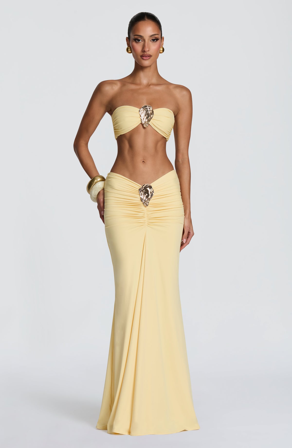 Sonny Maxi Skirt - Lemon