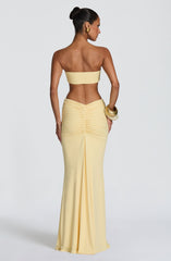 Sonny Maxi Skirt - Lemon