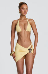 Pietra Triangle Bikini Top - Lemon