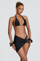 Pietra Triangle Bikini Top - Black