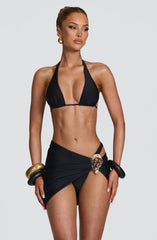 Pietra Triangle Bikini Top - Black