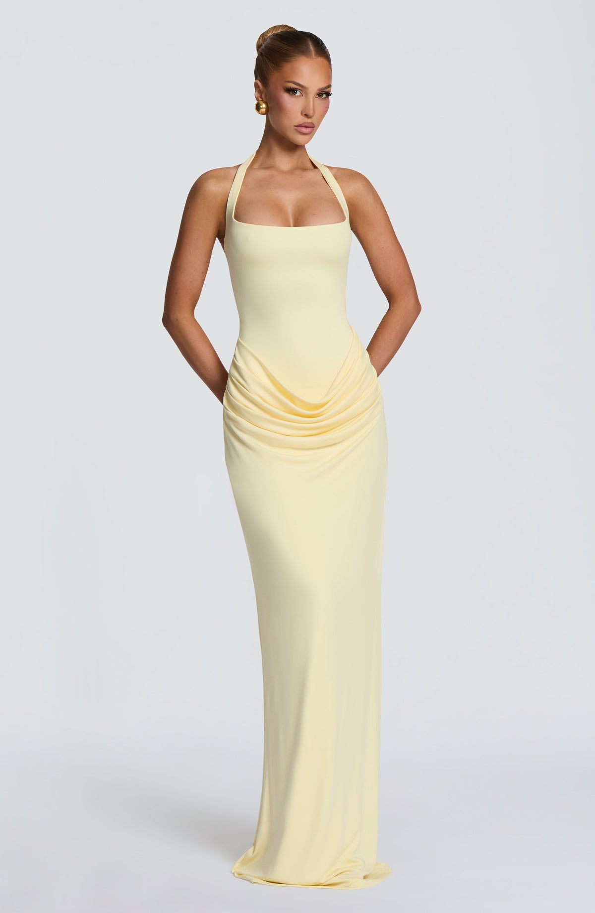Sharona Maxi Dress - Lemon