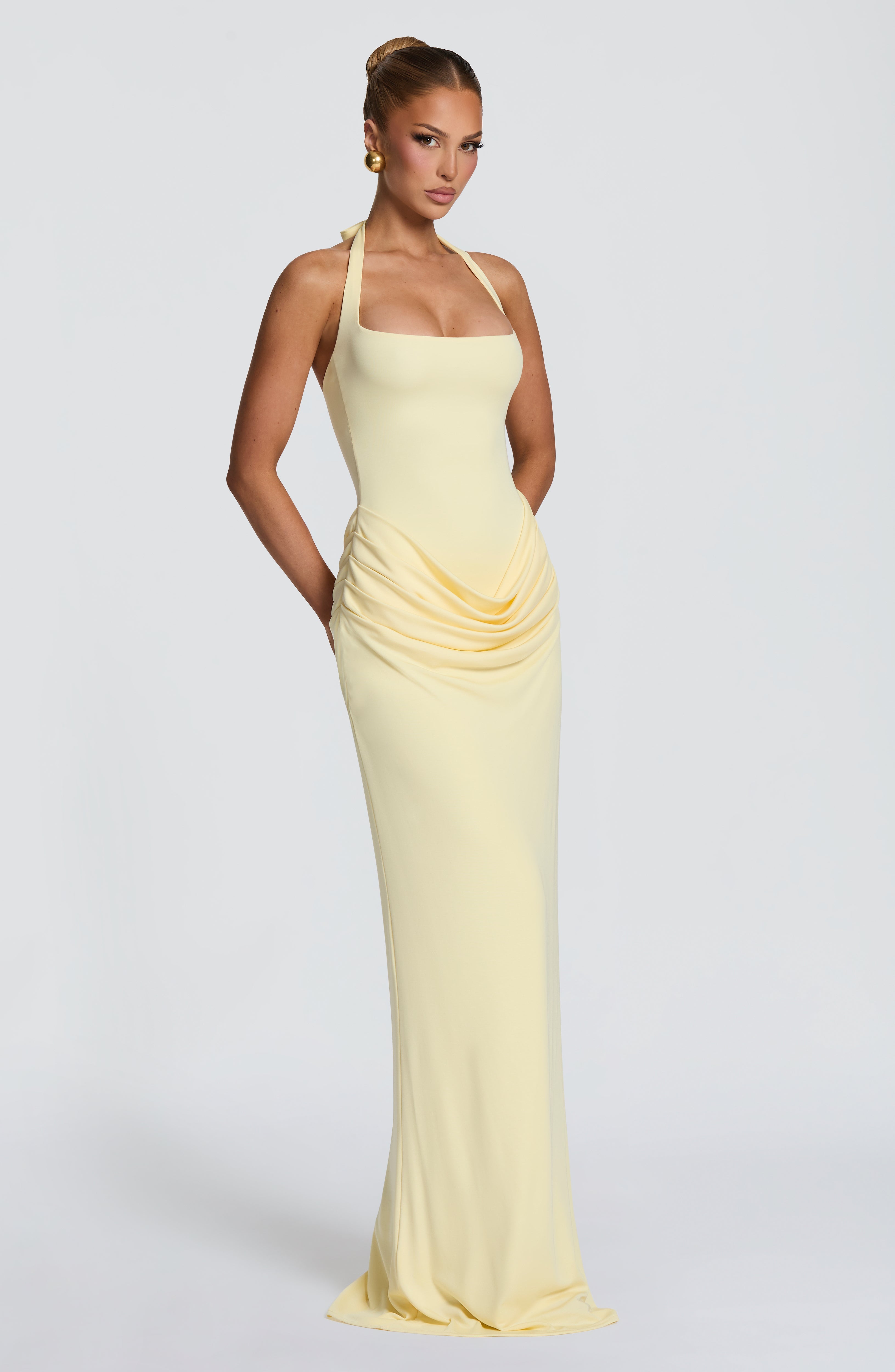 Sharona Maxi Dress - Lemon