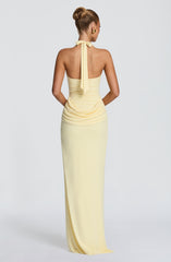 Sharona Maxi Dress - Lemon