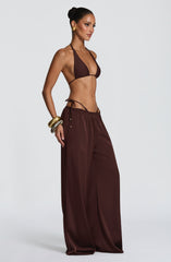 Soleil Pants - Plum Brown