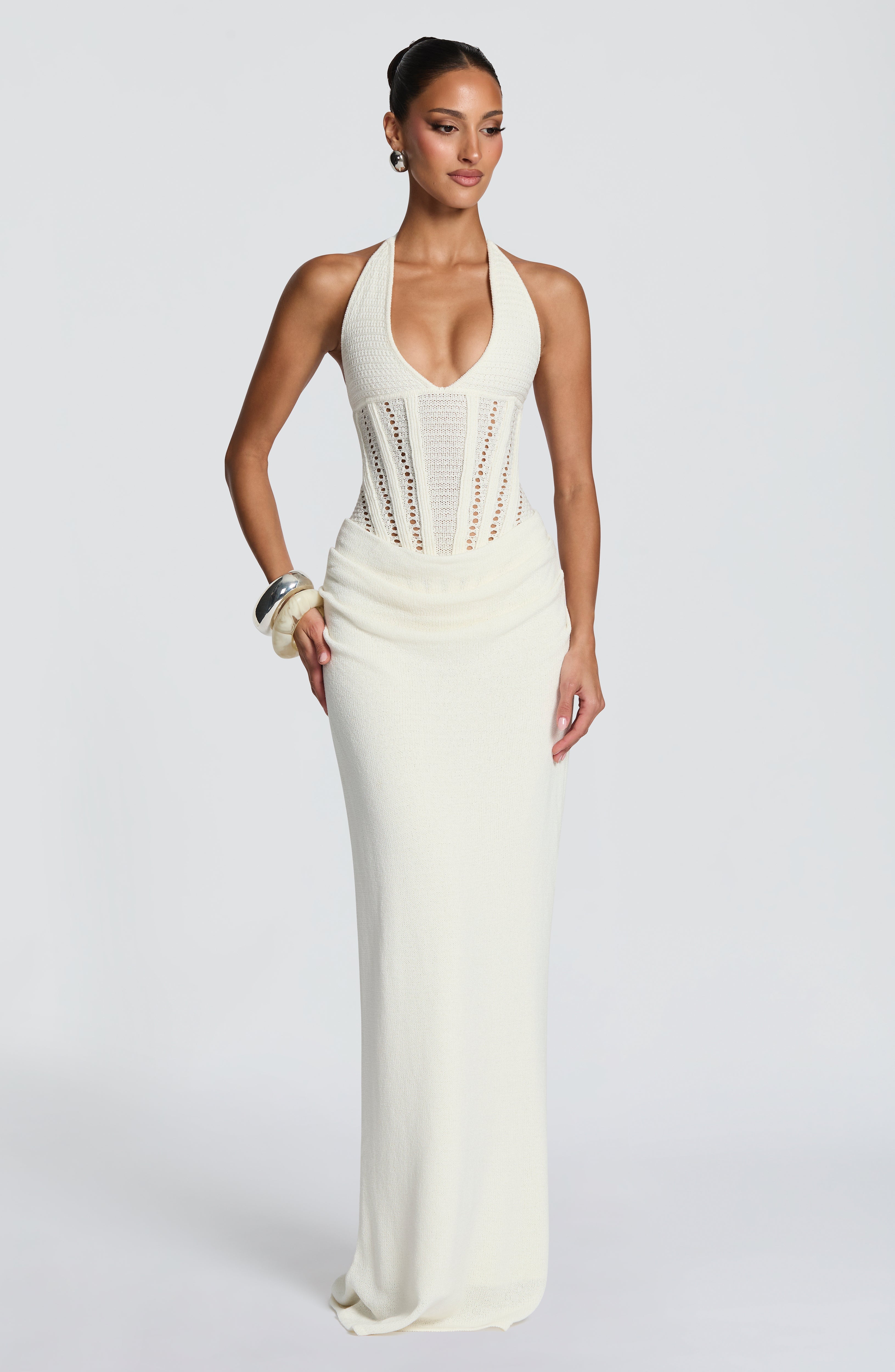 Neeka Maxi Dress - Ivory