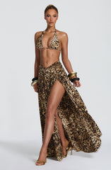 Madara Maxi Skirt - Leopard Print