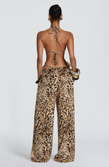 Soleil Pants - Leopard Print