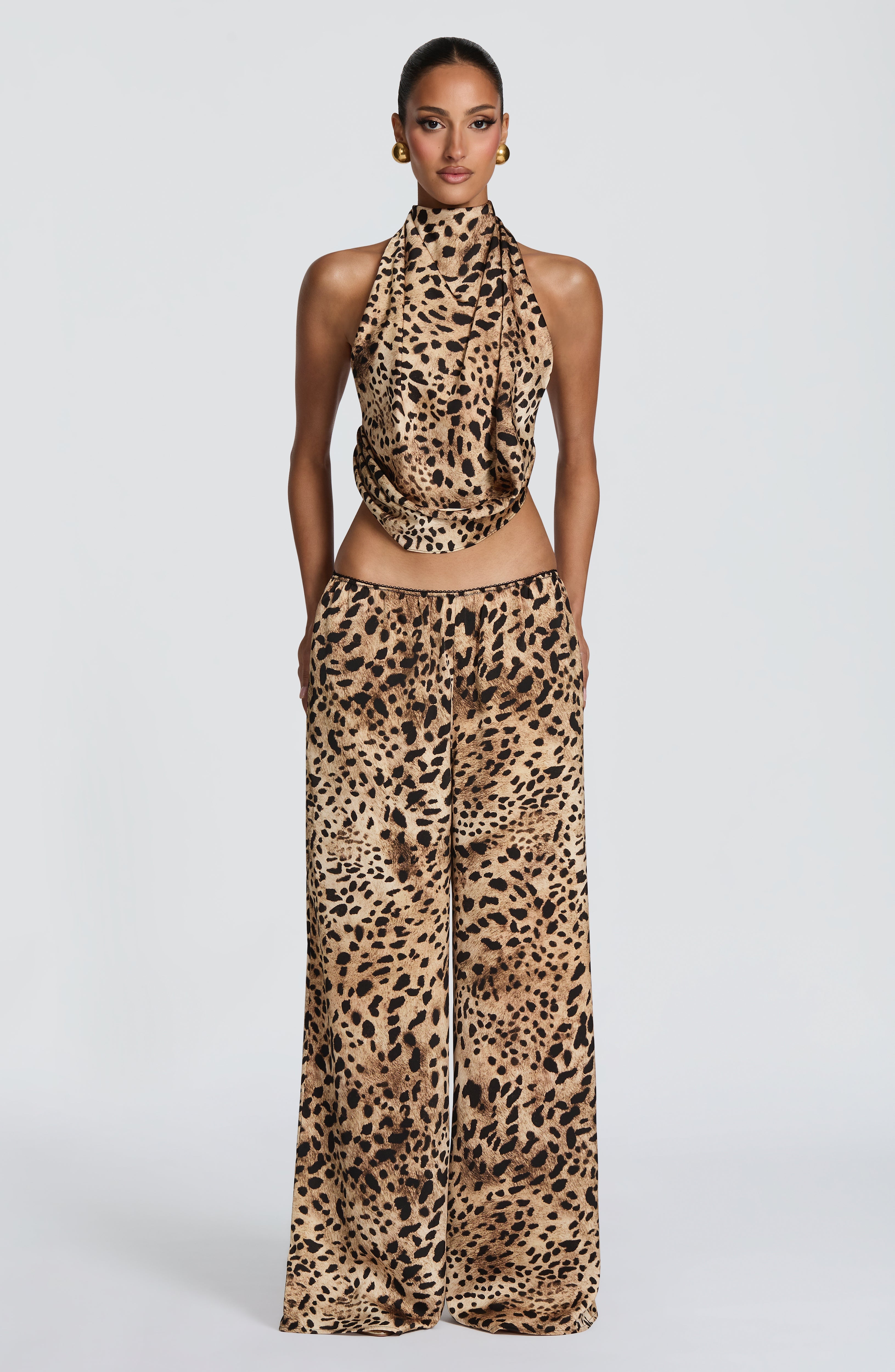 Hazel Top - Leopard Print