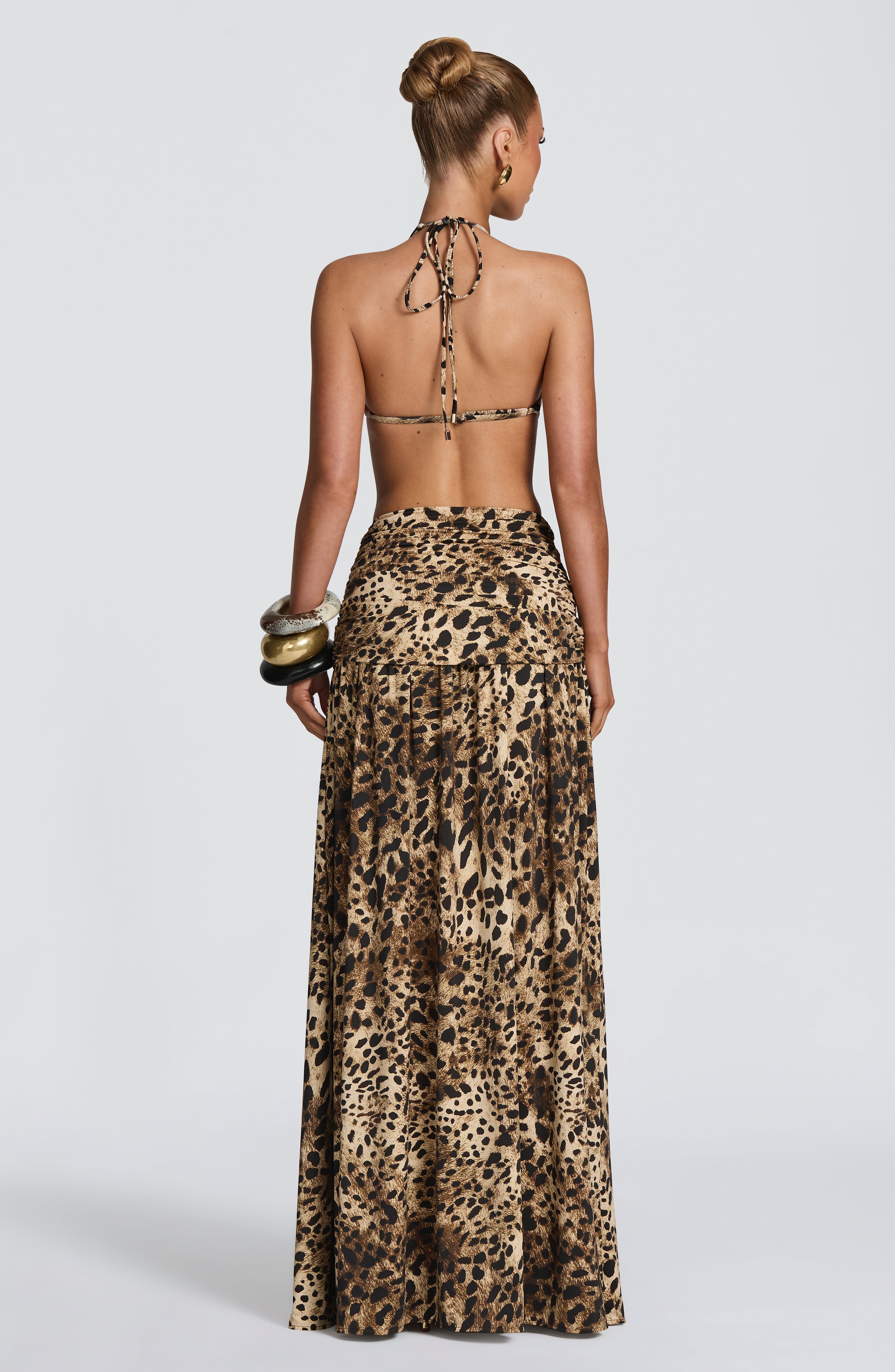 Madara Maxi Skirt - Leopard Print