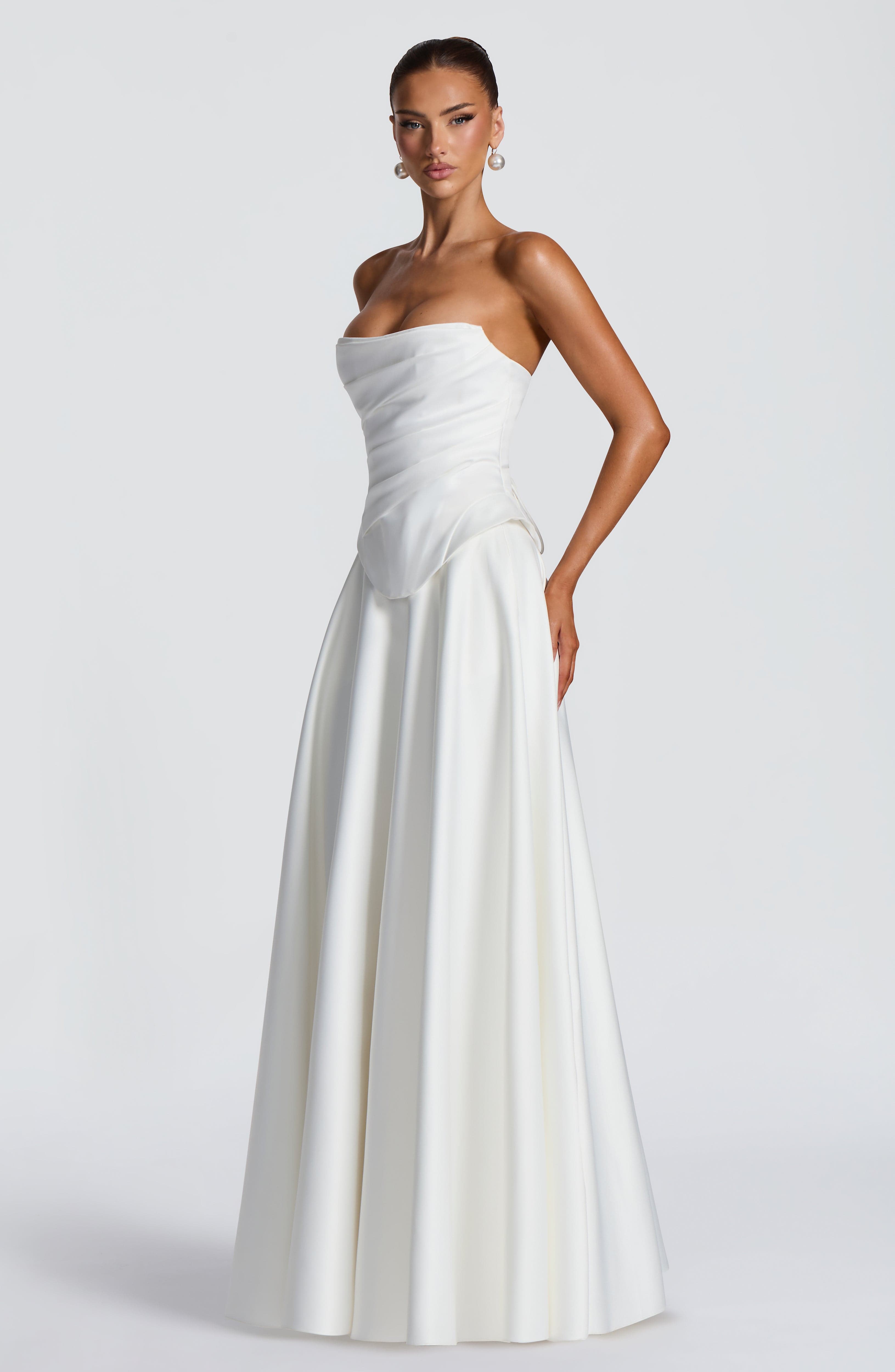 Mira Maxi Skirt - Ivory