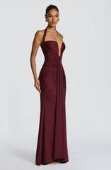 Morrigan Maxi Dress - Cherry Lacquer