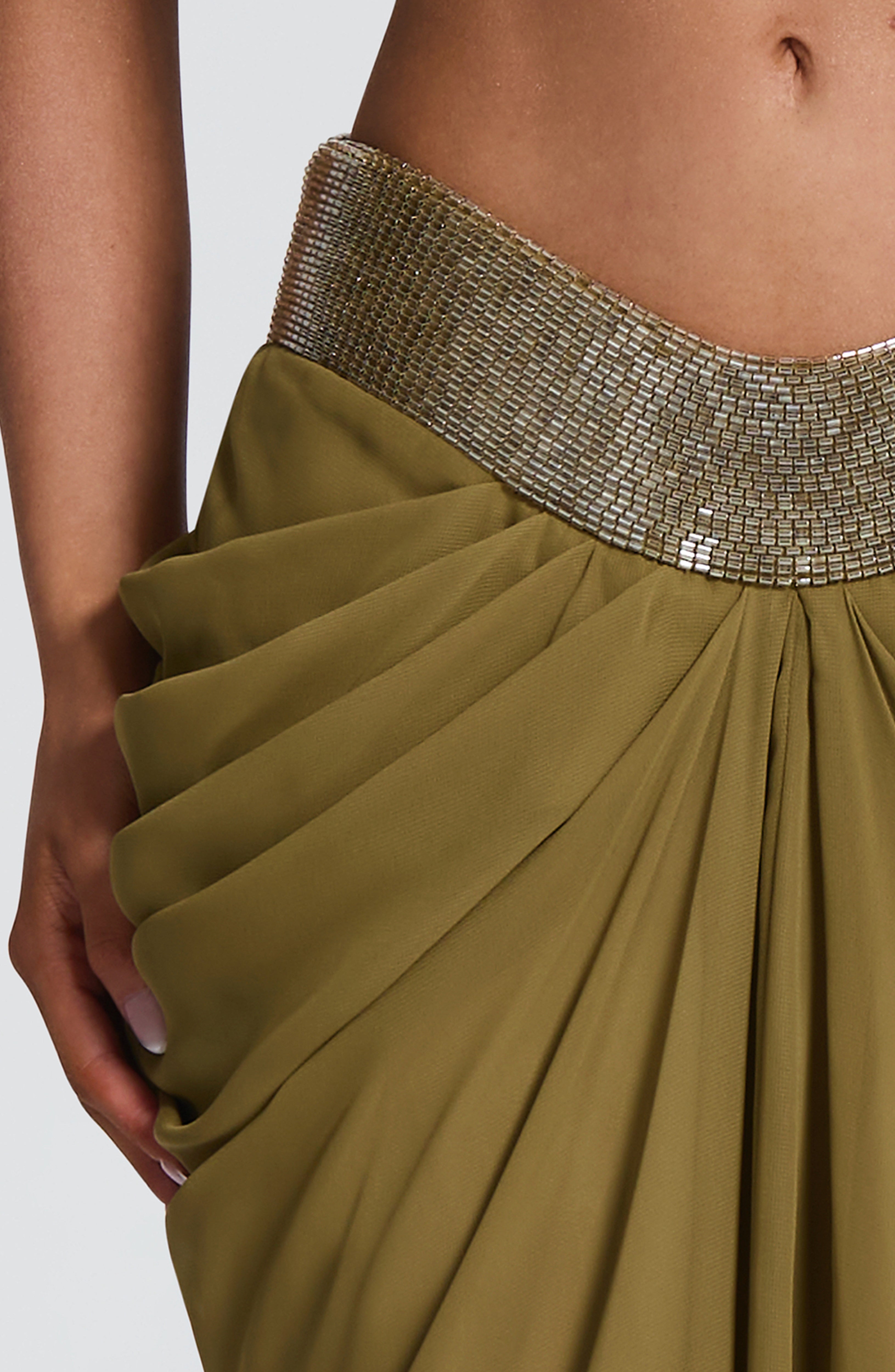 Sophie Maxi Skirt - Deep Olive